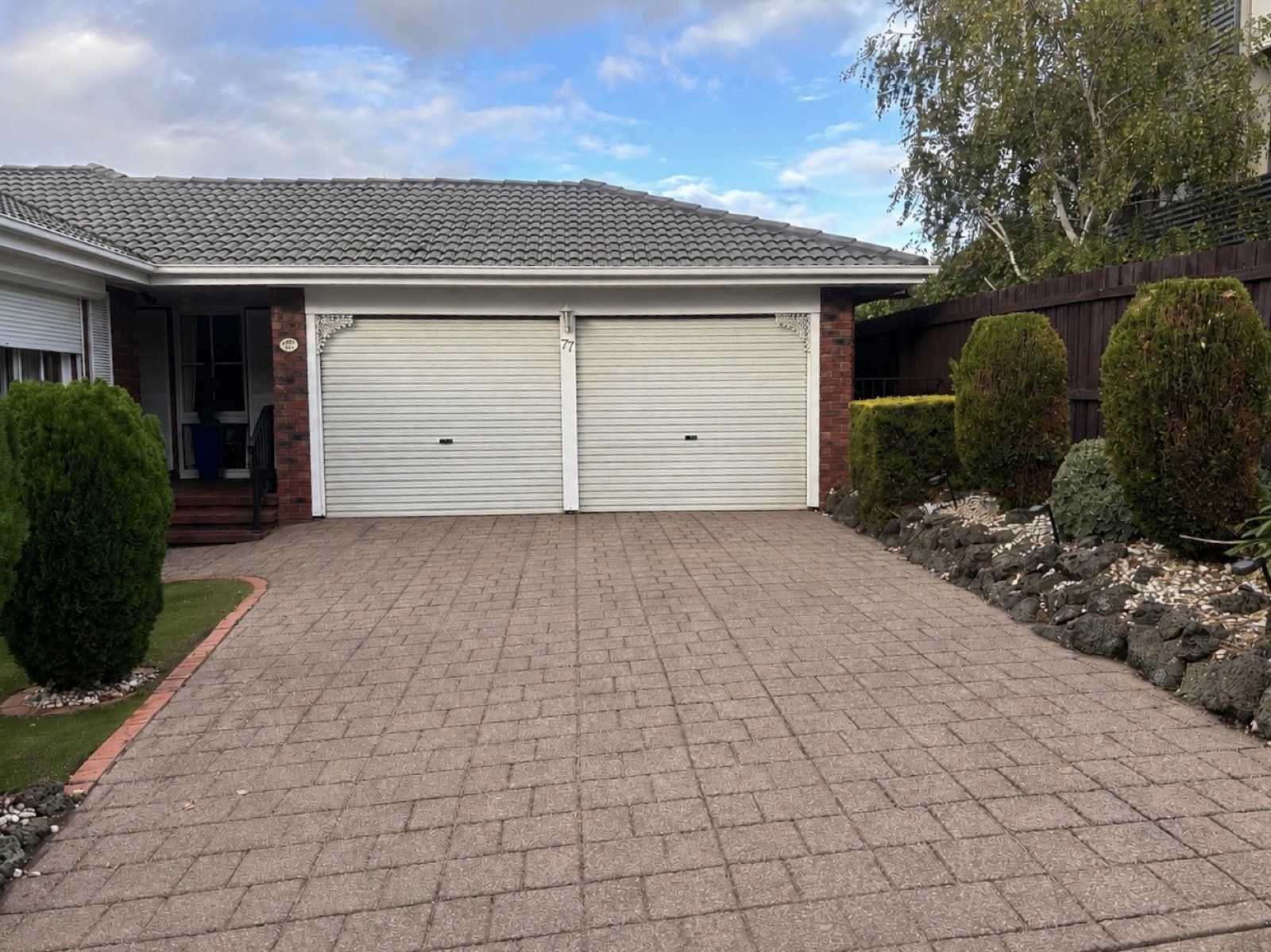 Clean paver surfaces